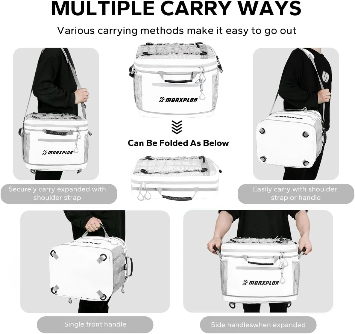 Waterproof PVC Material Paddleboard Cooler Deck Bag,40 cans Sup Deck Cooler Bag,Cooler Bag for Paddleboard,Lunch Box Cooler Insulated Bag,Camping Cooler Bag,Kayak Cooler Bag