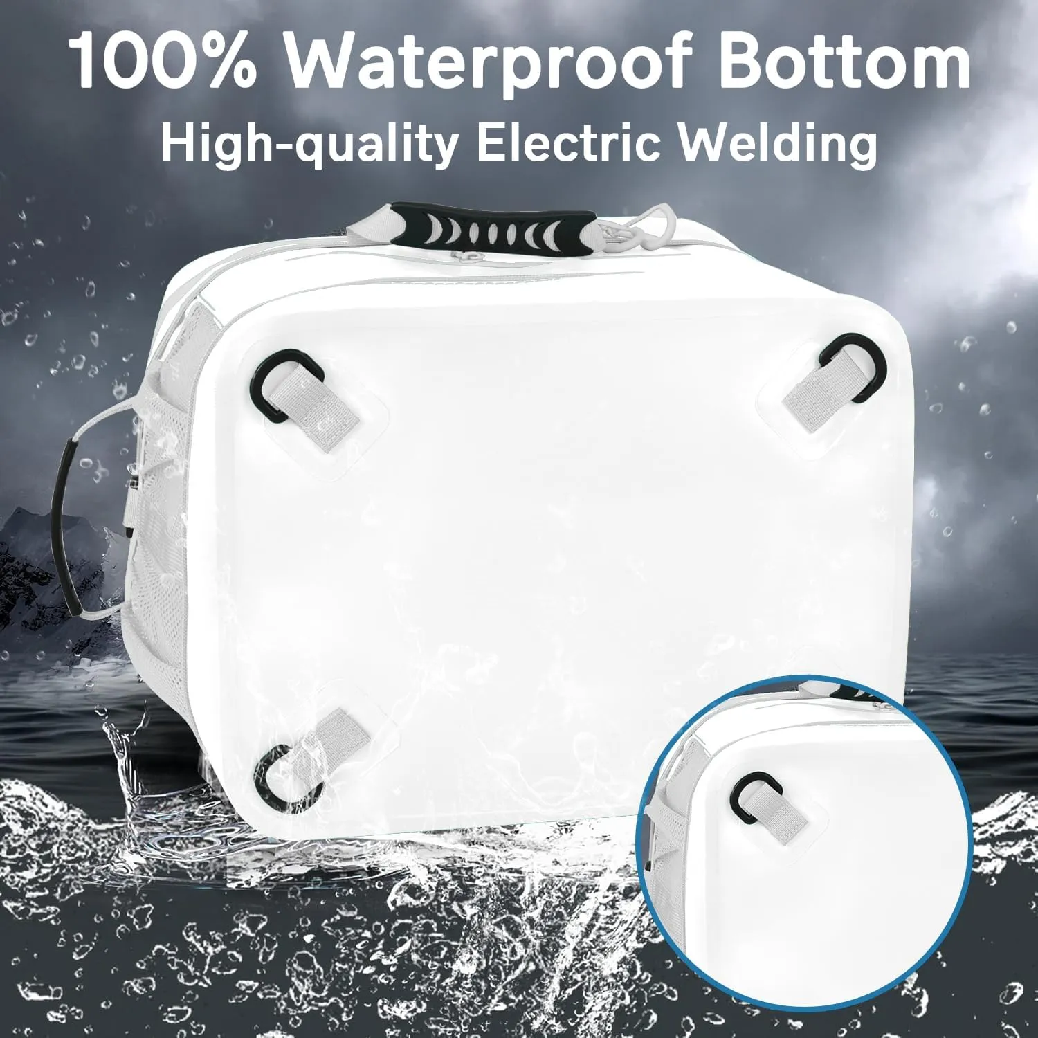 Waterproof PVC Material Paddleboard Cooler Deck Bag,40 cans Sup Deck Cooler Bag,Cooler Bag for Paddleboard,Lunch Box Cooler Insulated Bag,Camping Cooler Bag,Kayak Cooler Bag