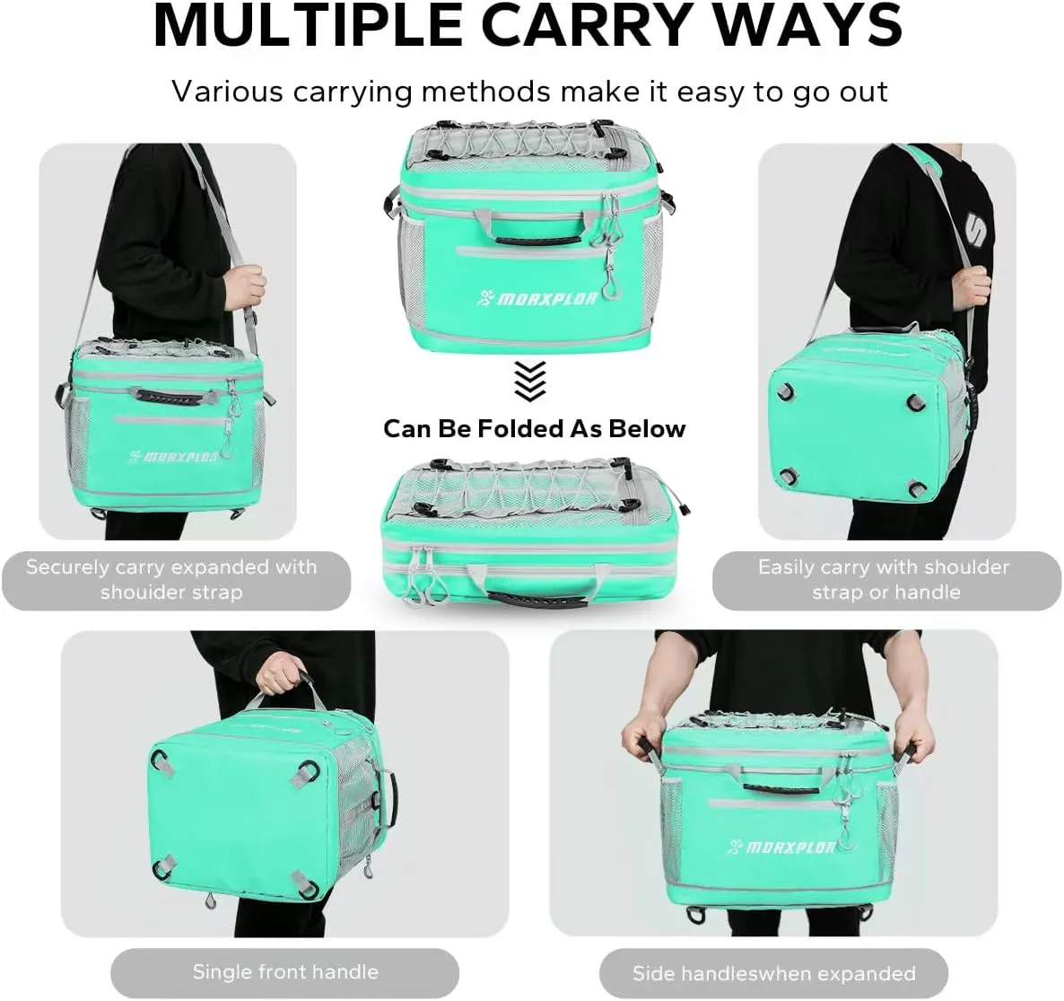 Waterproof PVC Material Paddleboard Cooler Deck Bag,40 cans Sup Deck Cooler Bag,Cooler Bag for Paddleboard,Lunch Box Cooler Insulated Bag,Camping Cooler Bag,Kayak Cooler Bag