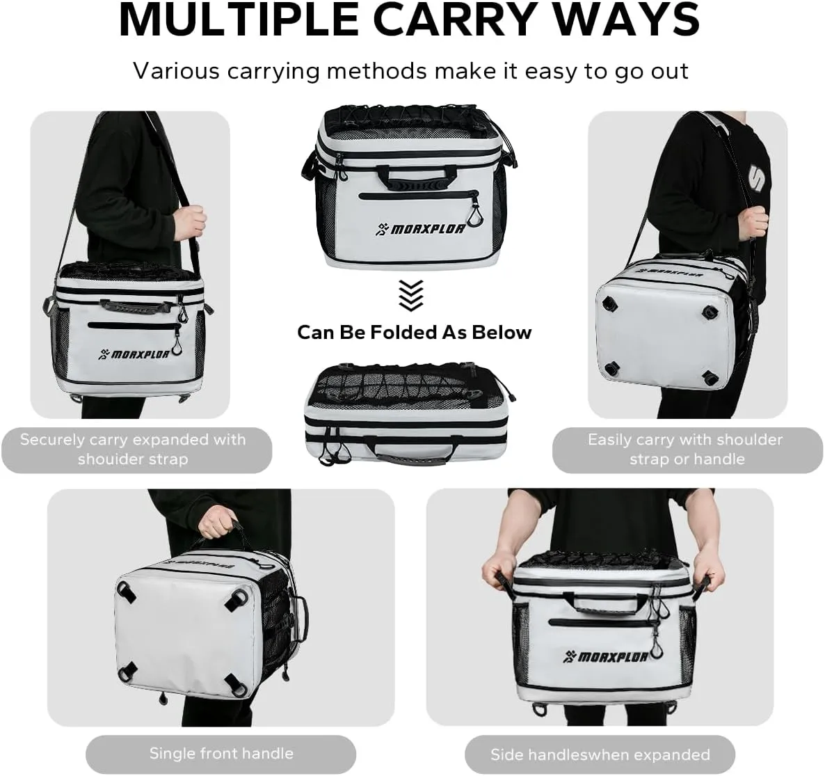 Waterproof PVC Material Paddleboard Cooler Deck Bag,40 cans Sup Deck Cooler Bag,Cooler Bag for Paddleboard,Lunch Box Cooler Insulated Bag,Camping Cooler Bag,Kayak Cooler Bag