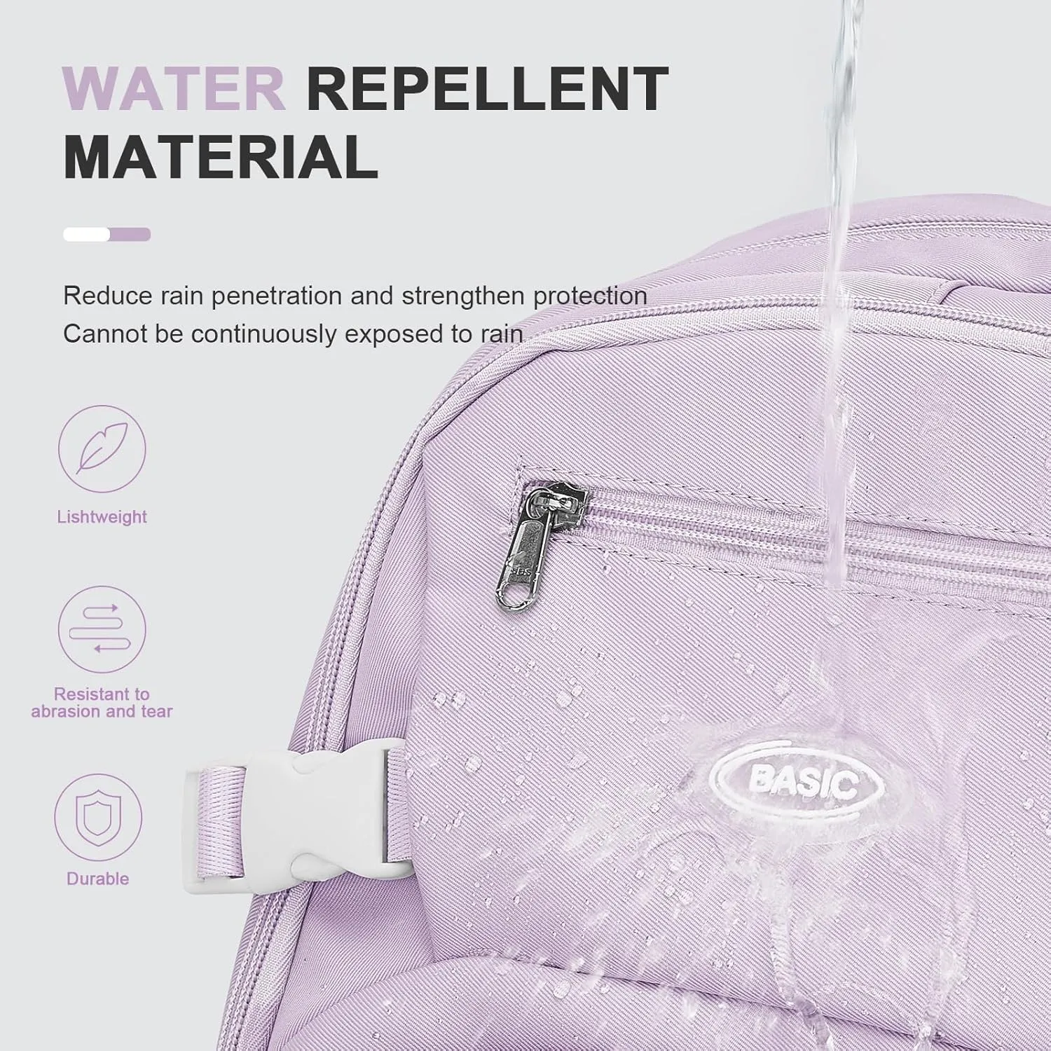 weradar Lightweight School Bags College Backpack For Men Women Travel Bookbag Backpacks With Lots Of Pockets Middle School Backpack For Teens Boys Girls (Purple)