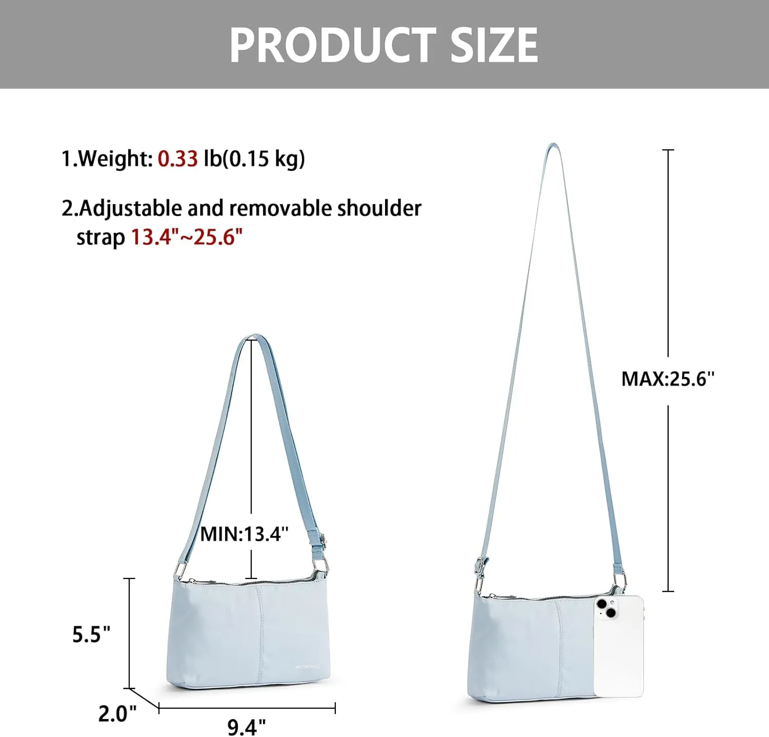 WESTBRONCO Crossbody Bag for Women Vegan Leather Wallet Purses Satchel Shoulder Bags Small Size