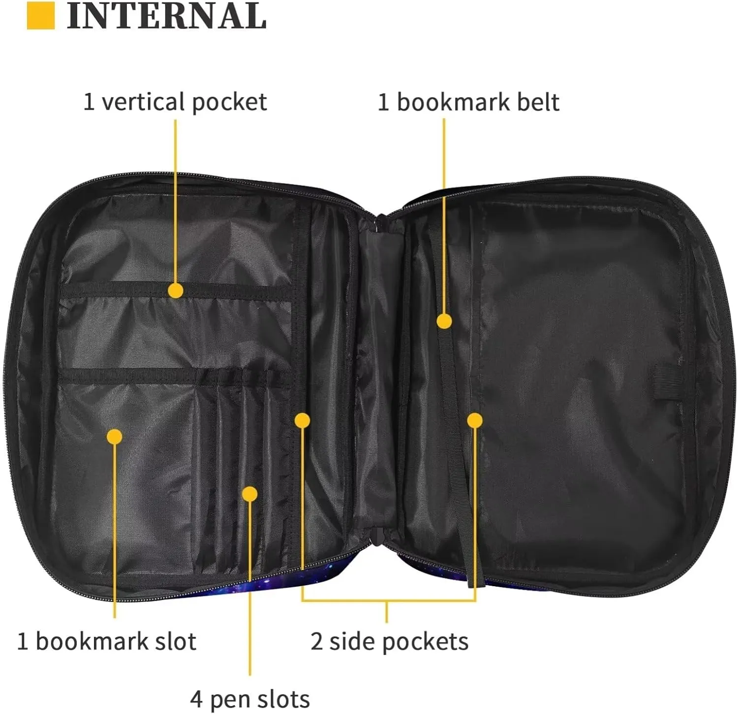 Western Bible Case Bible Covers for Women Men with Pockets Book Cover Protector Bible Accessories Kit
