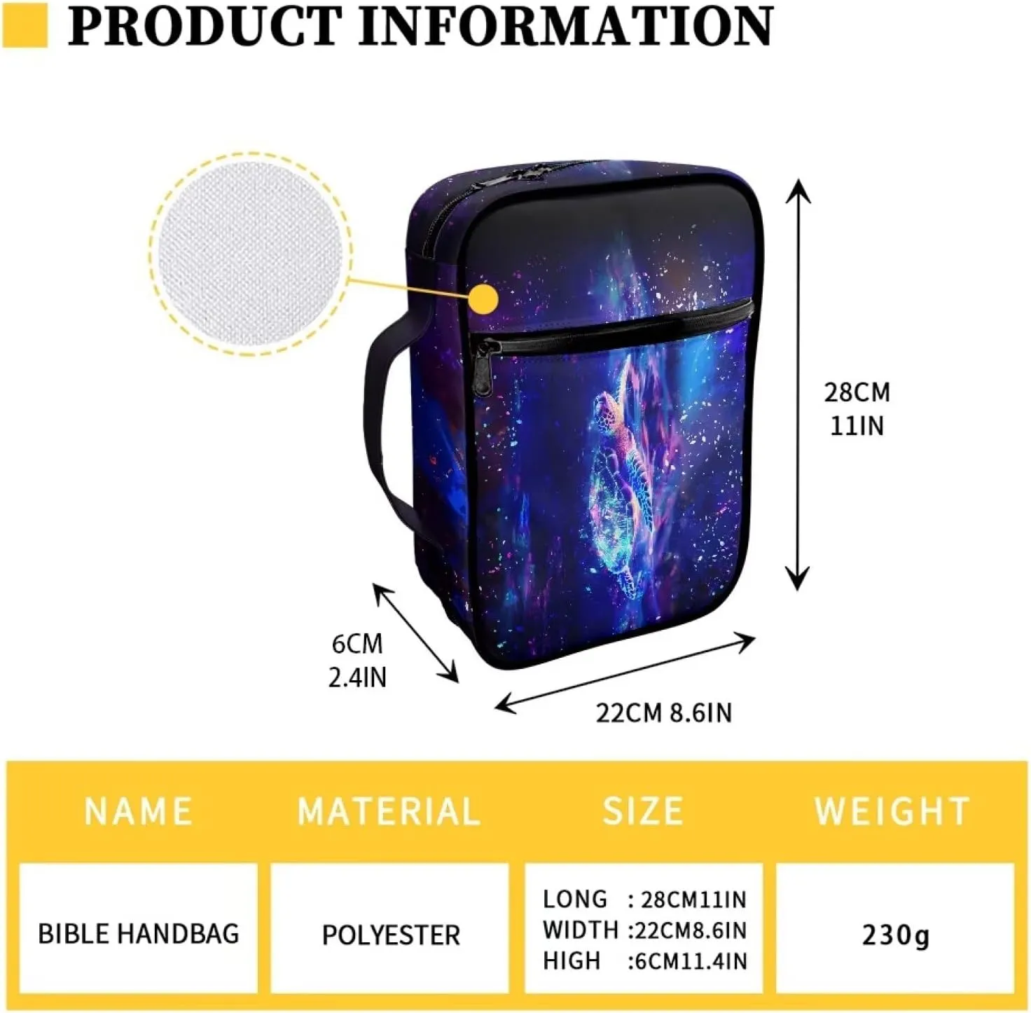 Western Bible Case Bible Covers for Women Men with Pockets Book Cover Protector Bible Accessories Kit