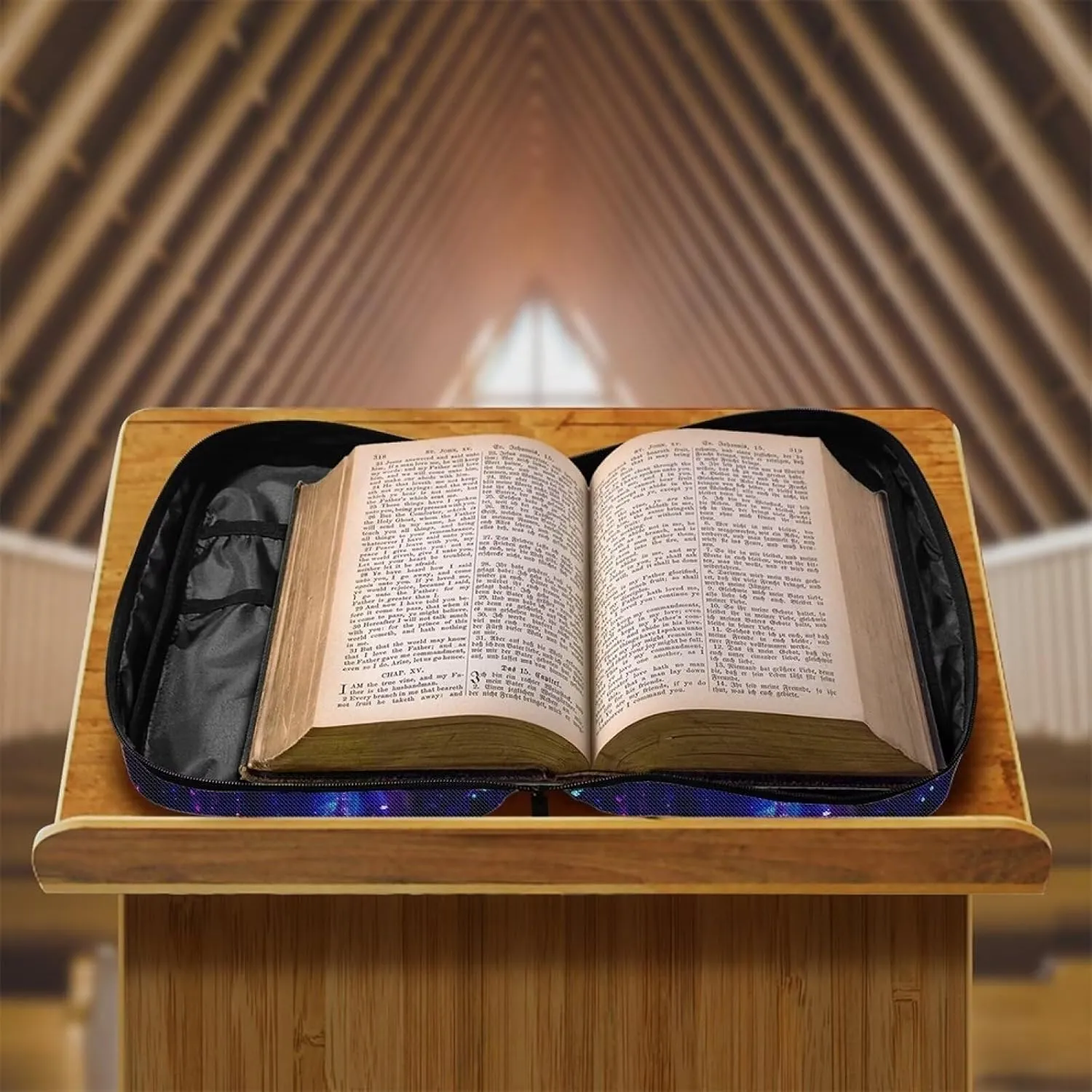 Western Bible Case Bible Covers for Women Men with Pockets Book Cover Protector Bible Accessories Kit