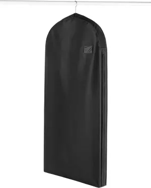 Whitmor Deluxe Zippered Dress Bag, Black