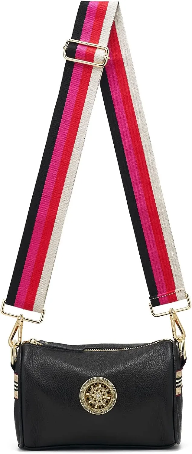 Wide Purse Straps Replacement Adjustable Crossbody Gold Hardware Canvas Shoulder Strap For Women