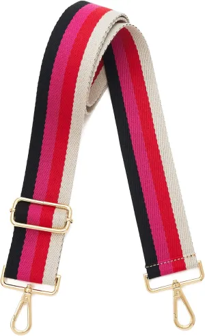 Wide Purse Straps Replacement Adjustable Crossbody Gold Hardware Canvas Shoulder Strap For Women