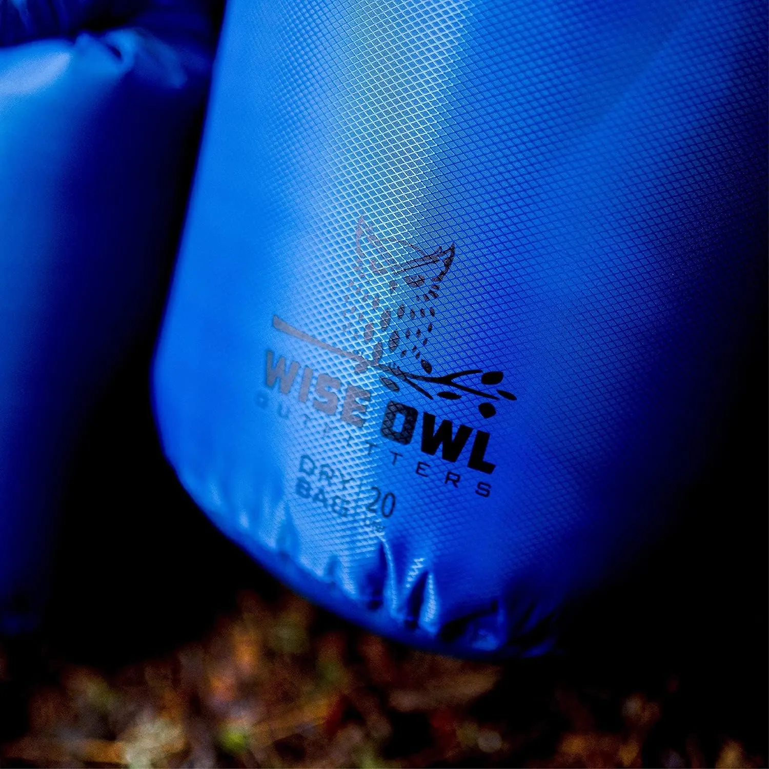 Wise Owl Outfitters Waterproof Dry Bag - Fully Submersible 1pk or 3pk Ultra Lightweight Airtight Waterproof Bags - 5L, 10L and 20L Sizes - Diamond Ripstop Roll Top Drybags
