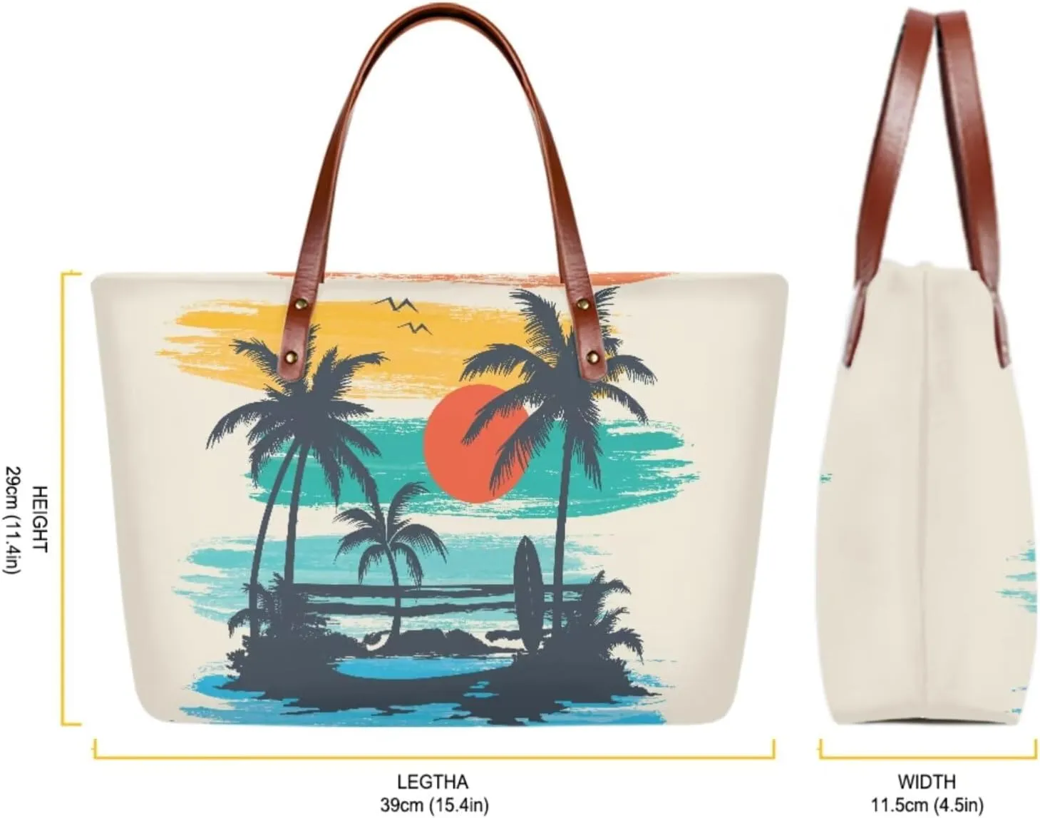 Women Handbags Wallet Tote Bag Shoulder Bag Top Handle Satchel Purse Set 2pcs
