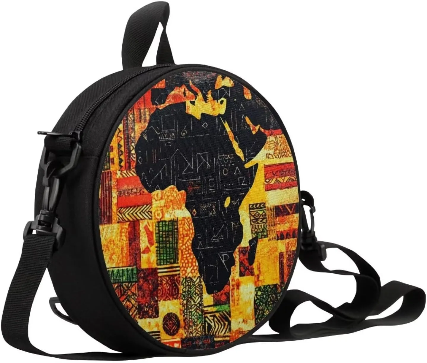 Women Novelty Round Clock Shape Zippered Clock Purses for Women Tote Handbag Shoulder Bag, Gift for Mom Girlfriend