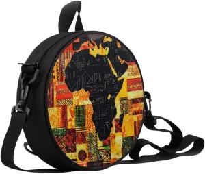 Women Novelty Round Clock Shape Zippered Clock Purses for Women Tote Handbag Shoulder Bag, Gift for Mom Girlfriend