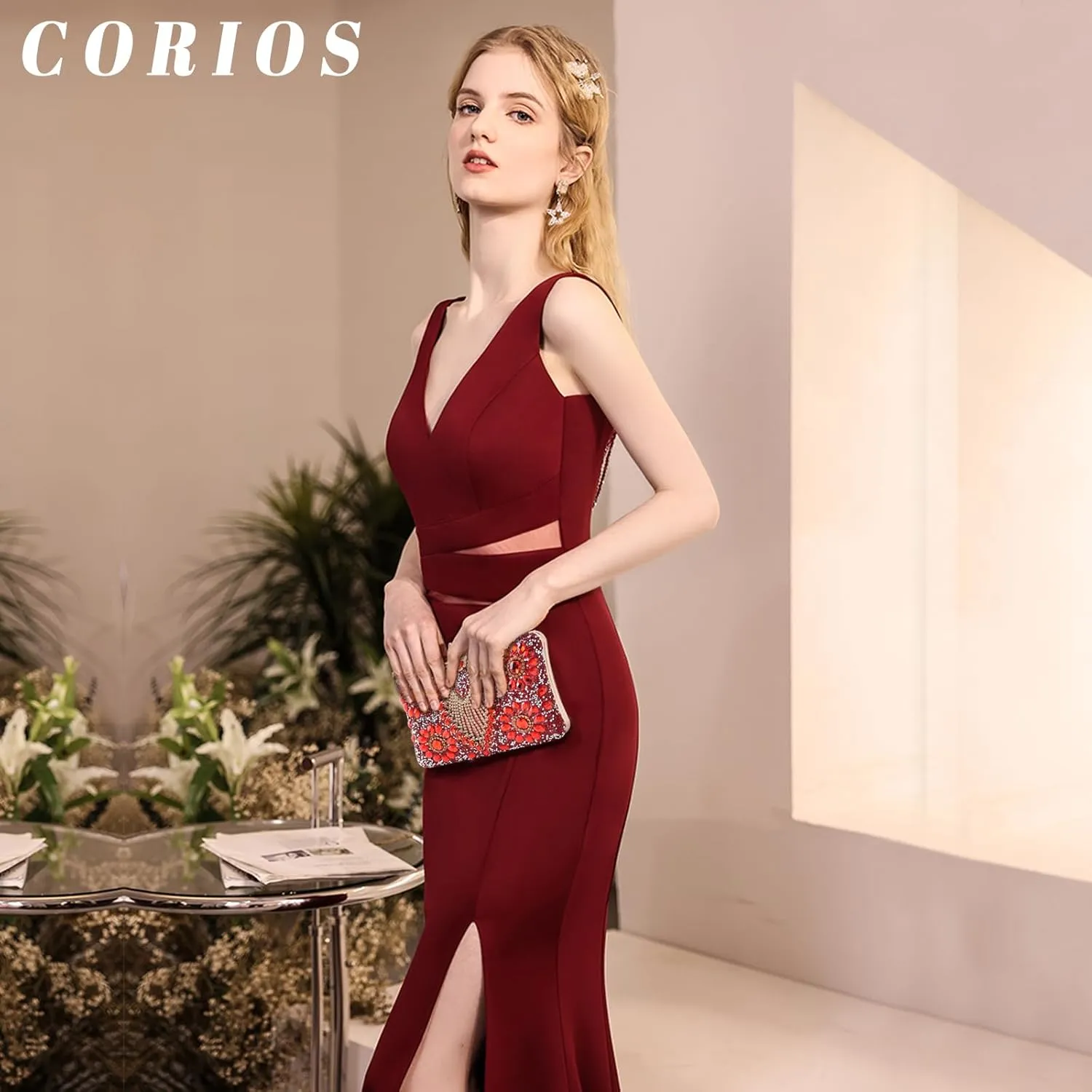Women Rhinestone Evening Bag Multicolor Clutch Bag Bridal Wedding Purse Luxury Crystal Handbag Glitter Shoulder Bag