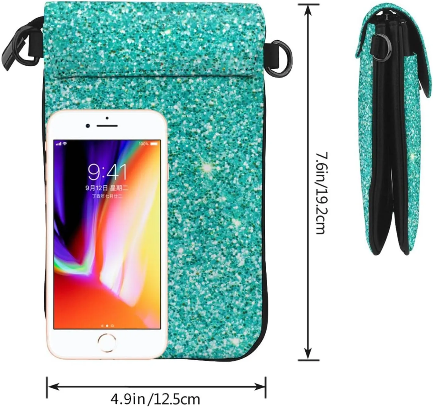 Women Small Crossbody Cell Phone Purse with Shoulder Strap for Travel Shopping