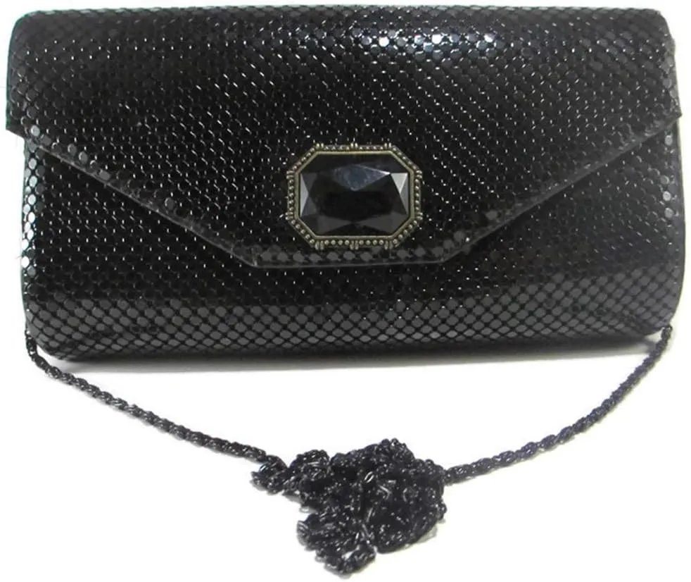 Womens clutch metal mesh evening purse bag for Cocktail Party Prom Wedding Banquet