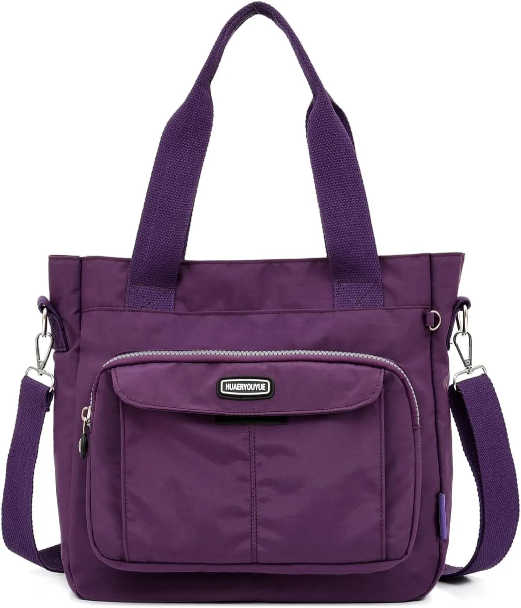 Women's Crossbody Tote Bag with Multiple Pockets, Adjustable Strap