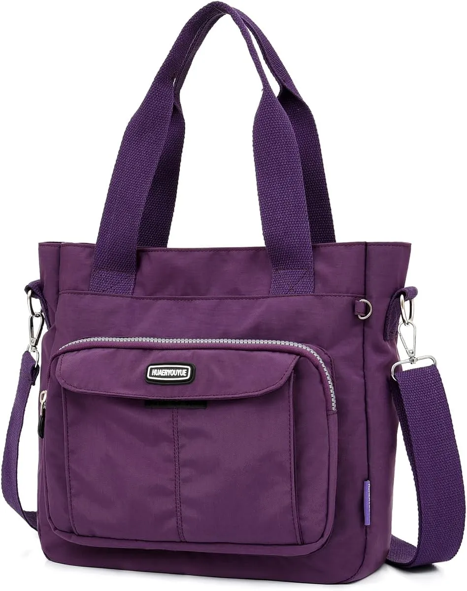 Women's Crossbody Tote Bag with Multiple Pockets, Adjustable Strap
