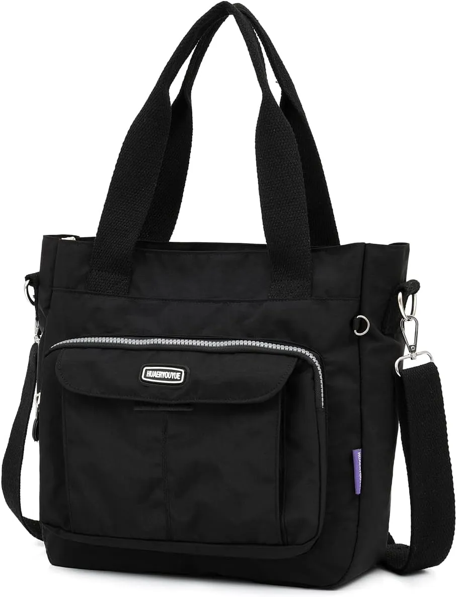 Women's Crossbody Tote Bag with Multiple Pockets, Adjustable Strap