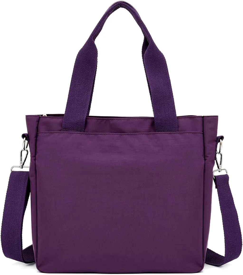 Women's Crossbody Tote Bag with Multiple Pockets, Adjustable Strap