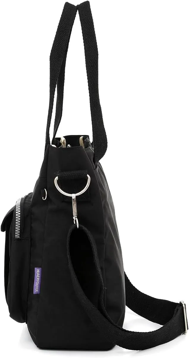 Women's Crossbody Tote Bag with Multiple Pockets, Adjustable Strap