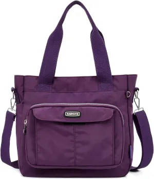 Women's Crossbody Tote Bag with Multiple Pockets, Adjustable Strap