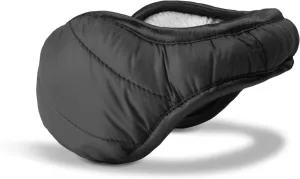Women's Down Winter Ear Warmers | Behind-the-Head Adjustable & Foldable Earmuffs