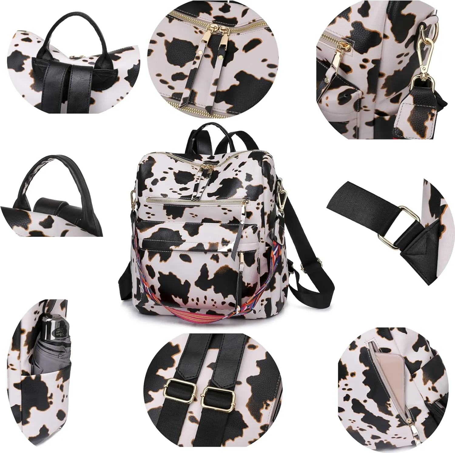 Women's Fashion Backpack Purse for Women Leather Multipurpose Design Ladies Shoulder Bag Travel bag Satchel Handbags