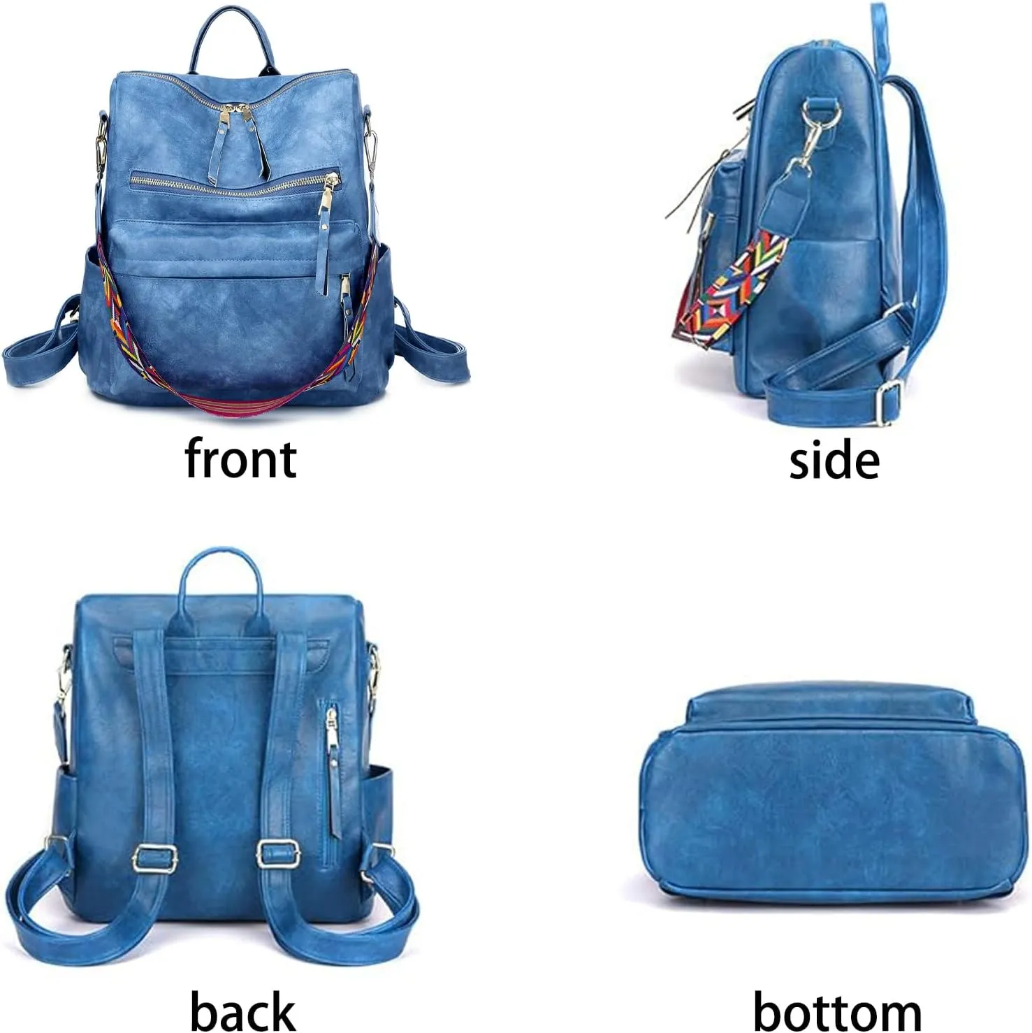Women's Fashion Backpack Purse for Women Leather Multipurpose Design Ladies Shoulder Bag Travel bag Satchel Handbags