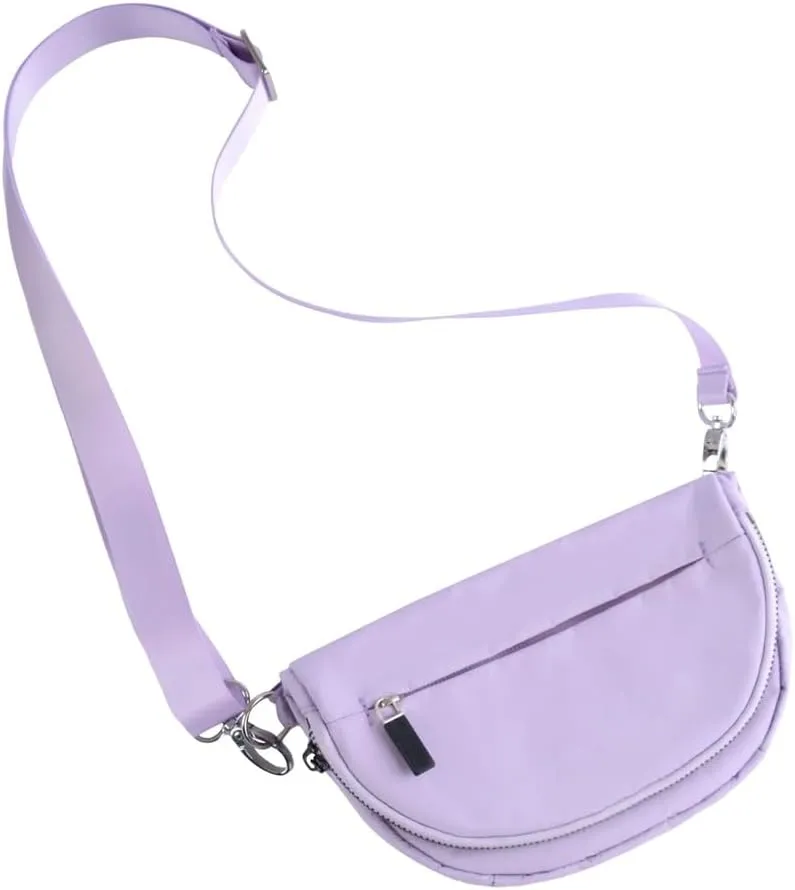 Women's Nylon Crossbody Shoulder Bag Casual Small Tote Folded Handbag Top Handle Purse