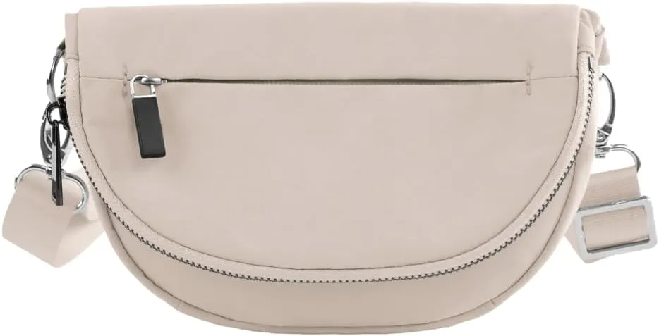 Women's Nylon Crossbody Shoulder Bag Casual Small Tote Folded Handbag Top Handle Purse