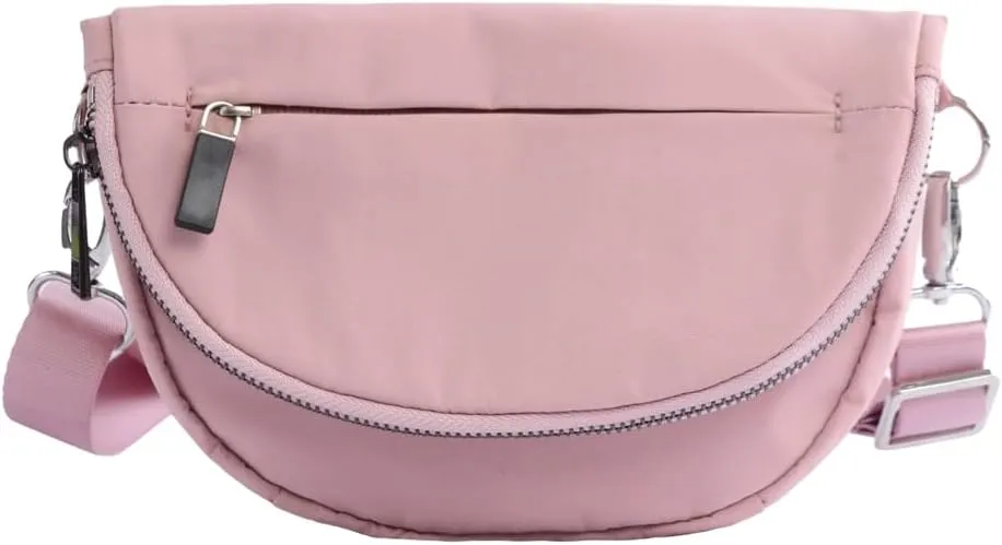 Women's Nylon Crossbody Shoulder Bag Casual Small Tote Folded Handbag Top Handle Purse
