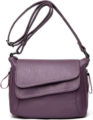 Women's PU Leather Crossbody & Shoulder Bags - Travel - Ready With Multiple Pockets