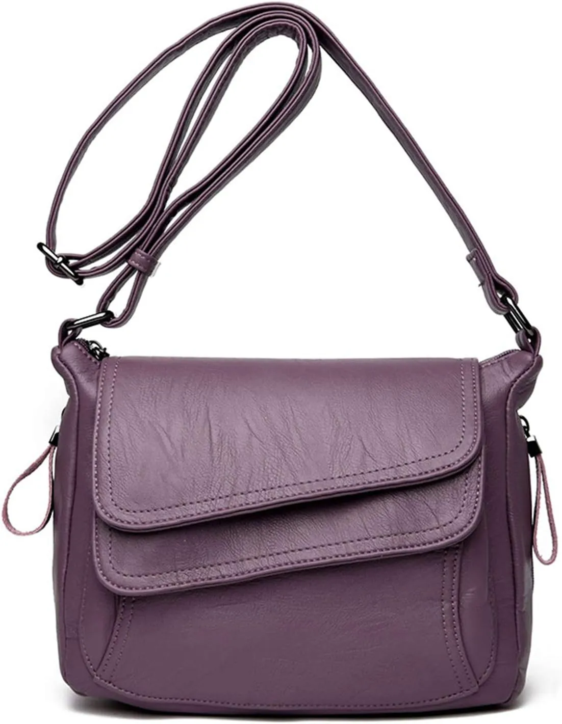Women's PU Leather Crossbody & Shoulder Bags - Travel - Ready With Multiple Pockets