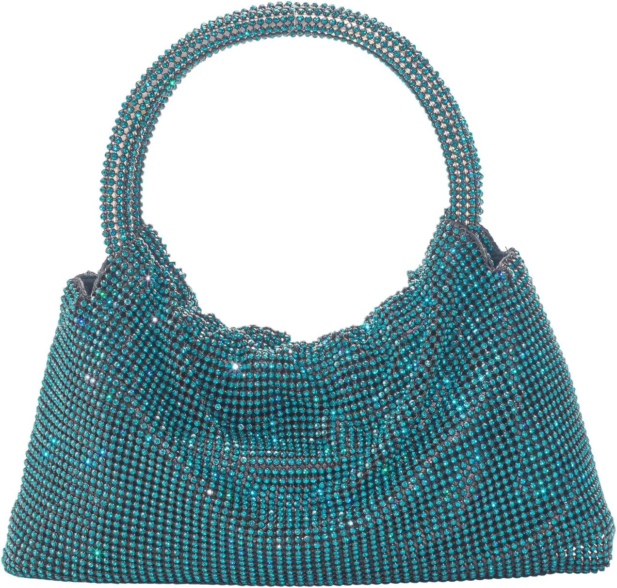 Women's Rhinestone Clutch Evening Bags Sparkly Glitter Handbag Crystal Top Handle Purses for Party Wedding