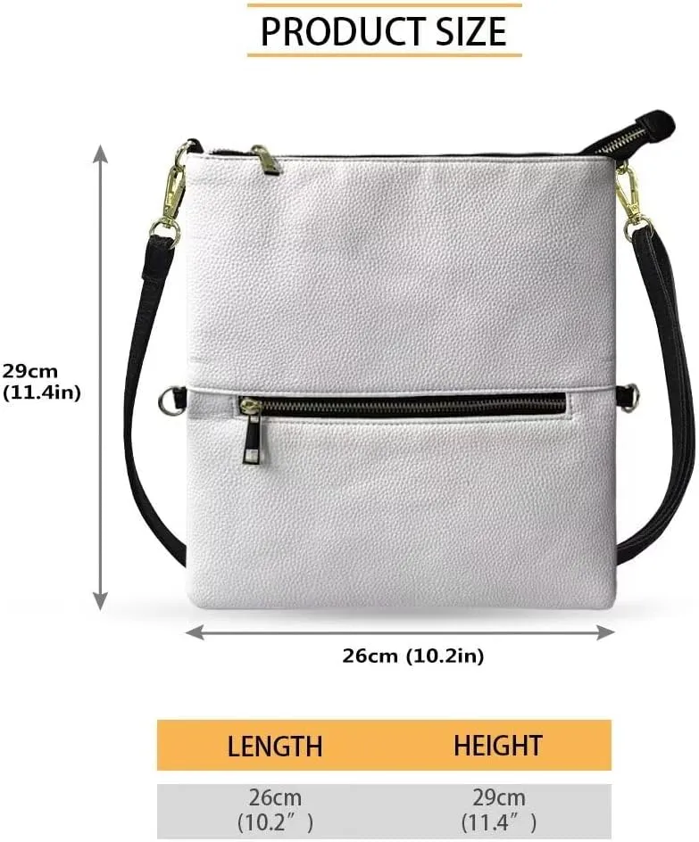 Women's Shoulder Handbags Foldover Clutch Wallet Crossbody Purse Portable Messenger Bag with Detachable Strap