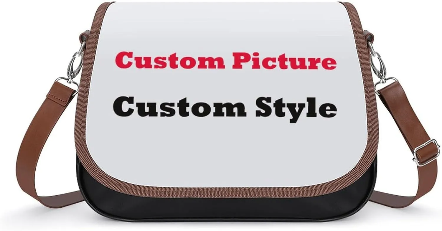 Women'S Travel Crossbody Bag, Polynesian Elegant Pattern Design, Small Leather Bag Custom Pattern