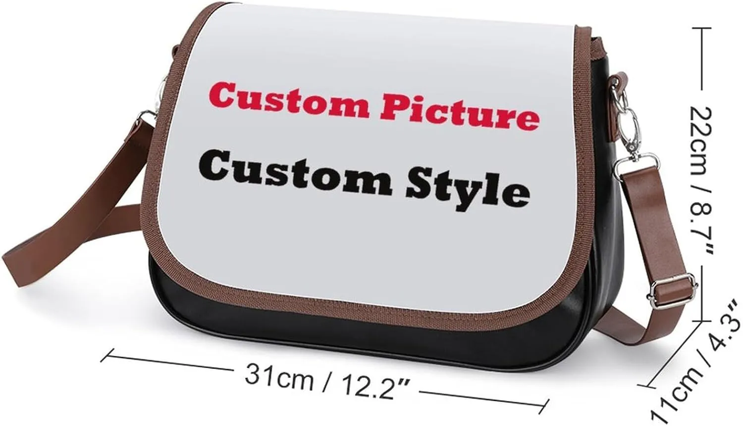 Women'S Travel Crossbody Bag, Polynesian Elegant Pattern Design, Small Leather Bag Custom Pattern