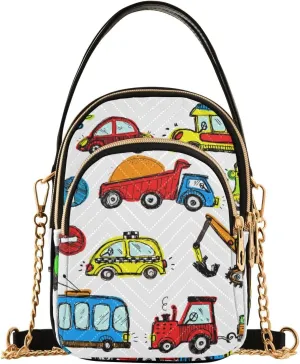Women's Wave Cross Body Chest Bag, 52 inch Gold Chain Shoulder Handbag Purse