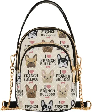 Women's Wave Cross Body Chest Bag, 52 inch Gold Chain Shoulder Handbag Purse