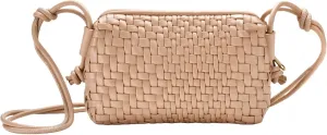 Woven Crossbody Bag for Women Small Woven Purse Vegan Leather Handbag Braided Purse Small Crossbody Bag