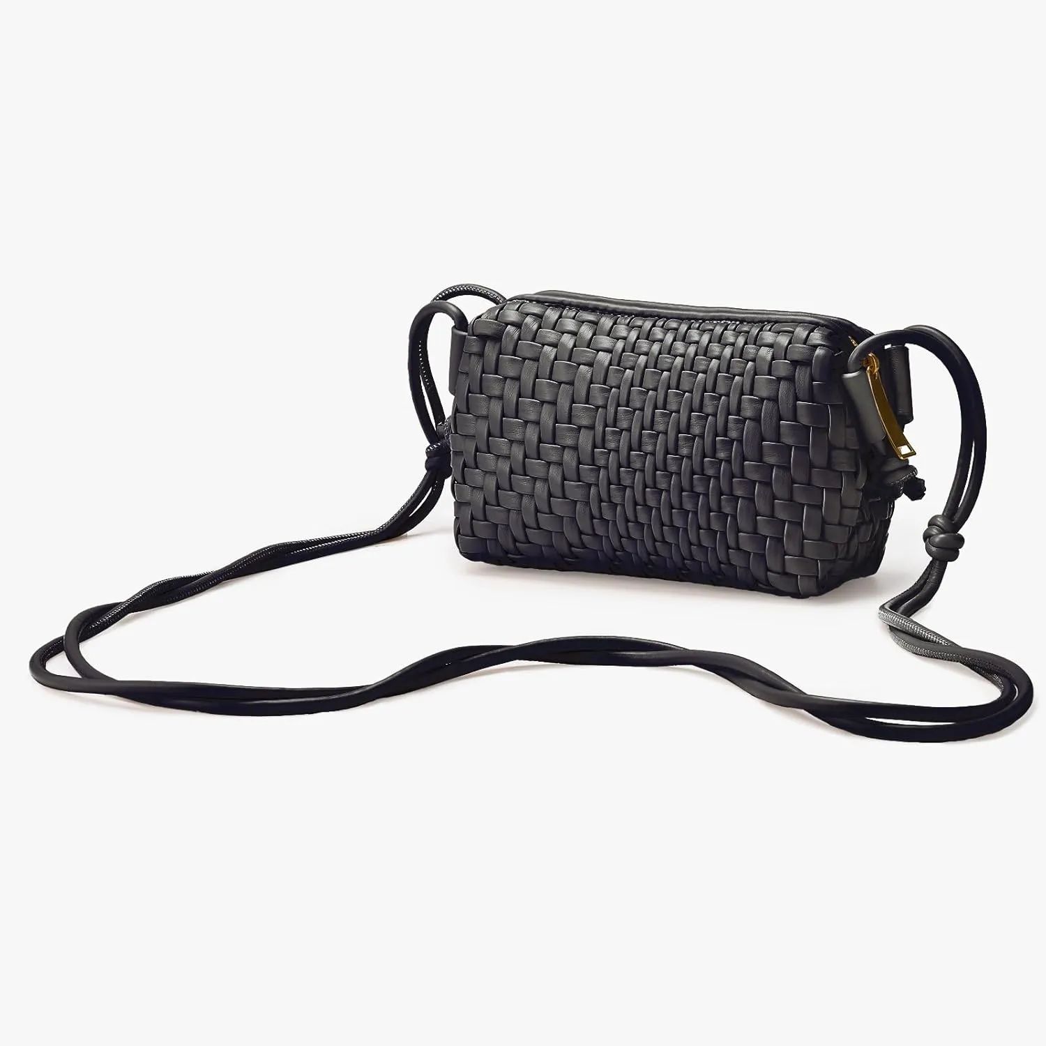 Woven Crossbody Bag for Women Small Woven Purse Vegan Leather Handbag Braided Purse Small Crossbody Bag