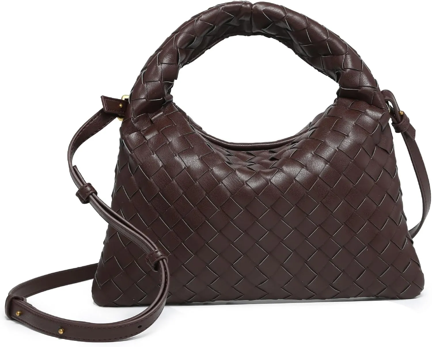 Woven Handbag Woven Crossbody Bag for Women - Women's Top-handle Handbags - Fashion Vegan Leather Purse Small Braided Bag