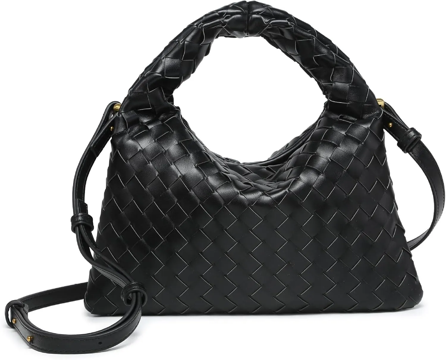 Woven Handbag Woven Crossbody Bag for Women - Women's Top-handle Handbags - Fashion Vegan Leather Purse Small Braided Bag