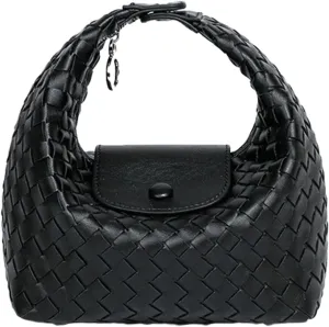 Woven Purse Tote Bag for Women Small Woven Handbag Shoulder Bag PU Leather Crossbody Purse Clutch Braided Tote Handbags