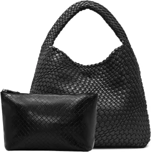 Woven Tote Bag for Women Woven Purse Large Woven Tote Braided Purse Weave Purse with Top Handle
