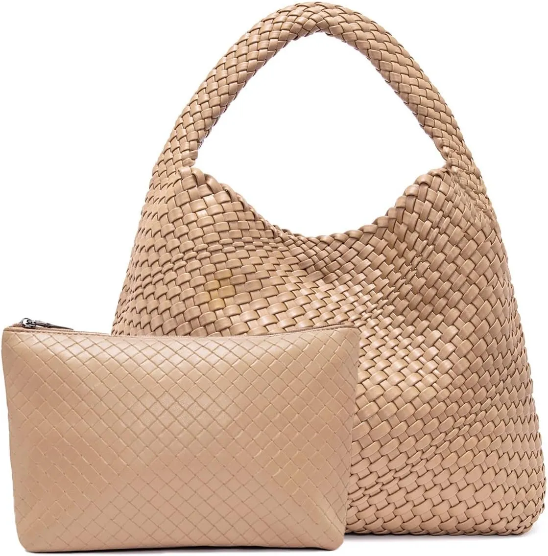Woven Tote Bag for Women Woven Purse Large Woven Tote Braided Purse Weave Purse with Top Handle