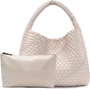 Woven Tote Bag for Women Woven Purse Large Woven Tote Braided Purse Weave Purse with Top Handle