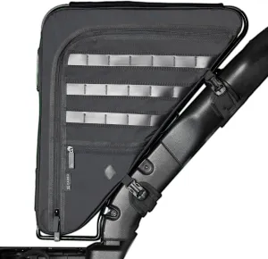 Wrangler Gama Adventure JL/4XE | Jeep Wrangler Storage Bag | Jeep Roll Bar Storage Bag | Patented Sports Bar Mount | Heavy Duty Nylon | Black (12lb)