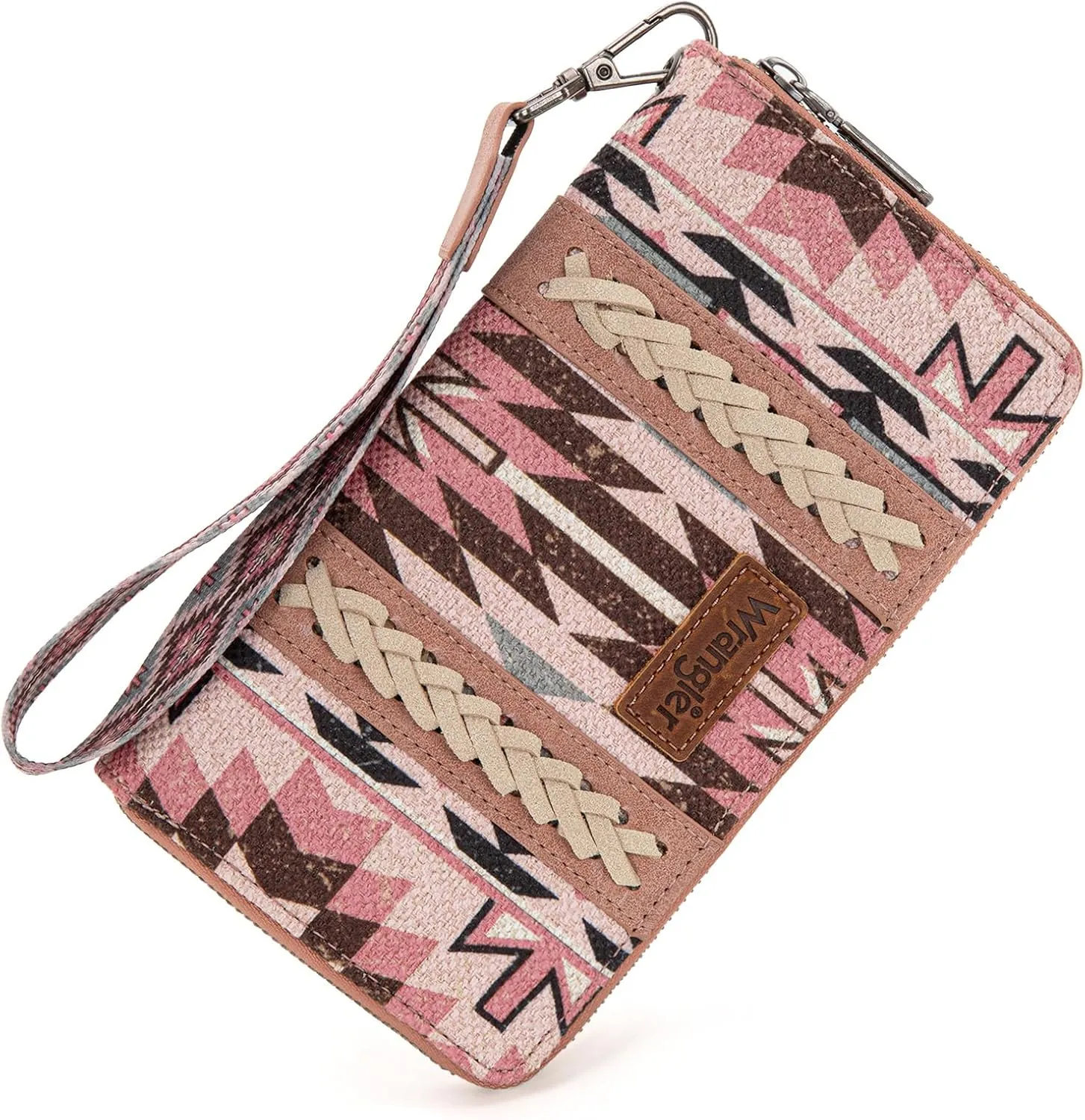 Wrangler Wallet Wristlet Aztec Clutch Long Purse Boho Credit Card Holder Wallet