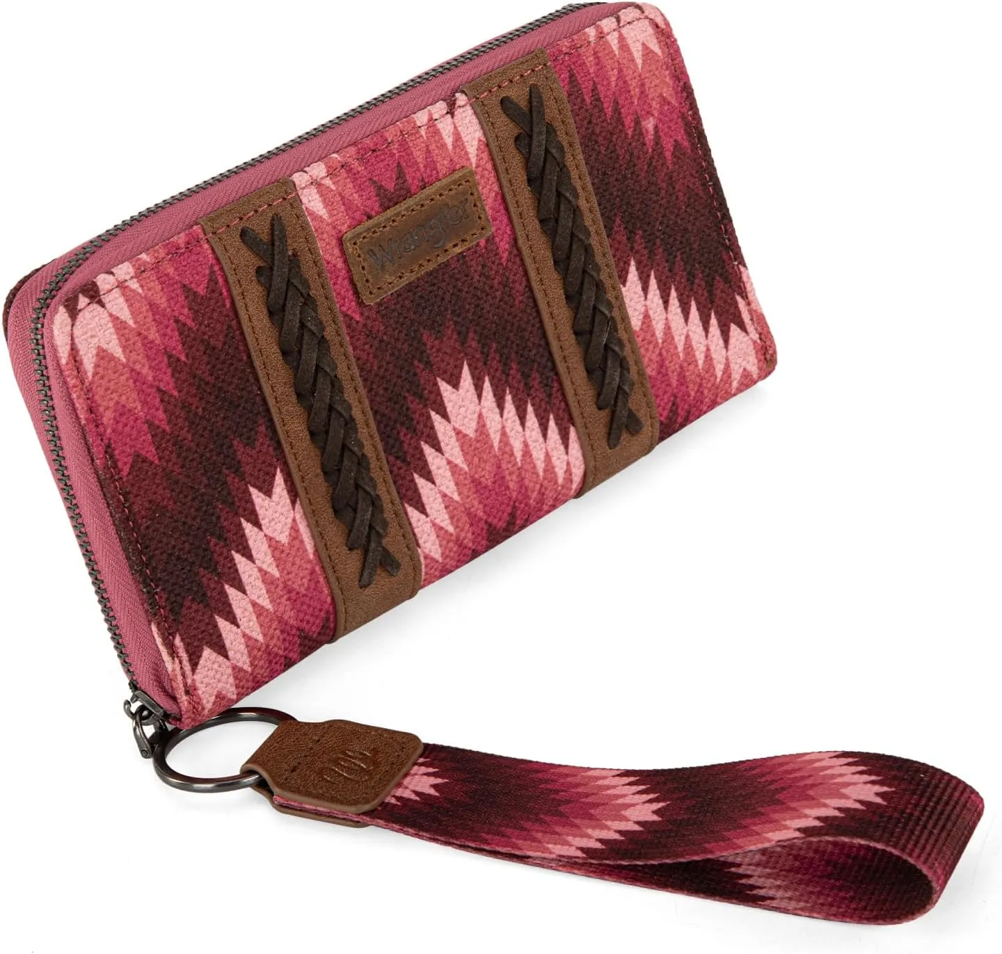 Wrangler Wallet Wristlet Aztec Clutch Long Purse Boho Credit Card Holder Wallet